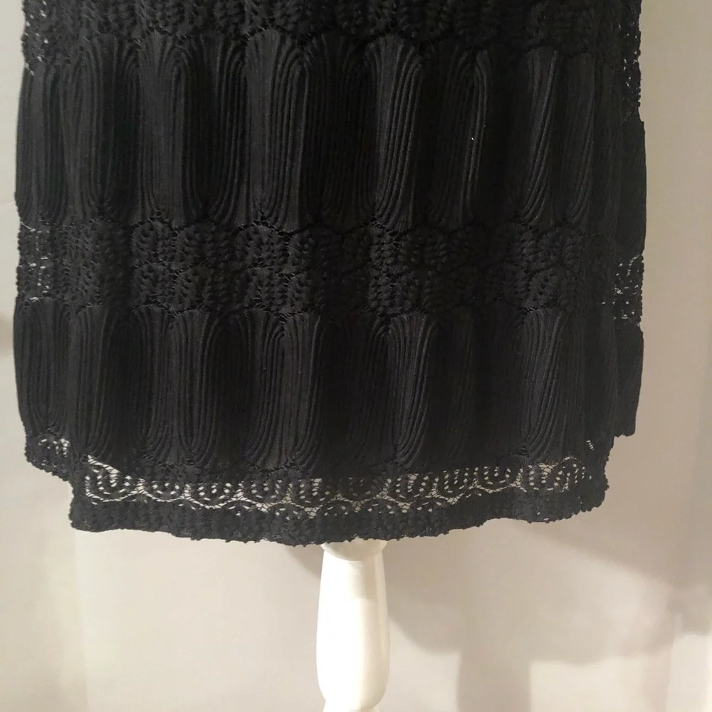 Maurices Black Crochet/Lace Sleeveless Dress Sz S - Picture 4 of 8